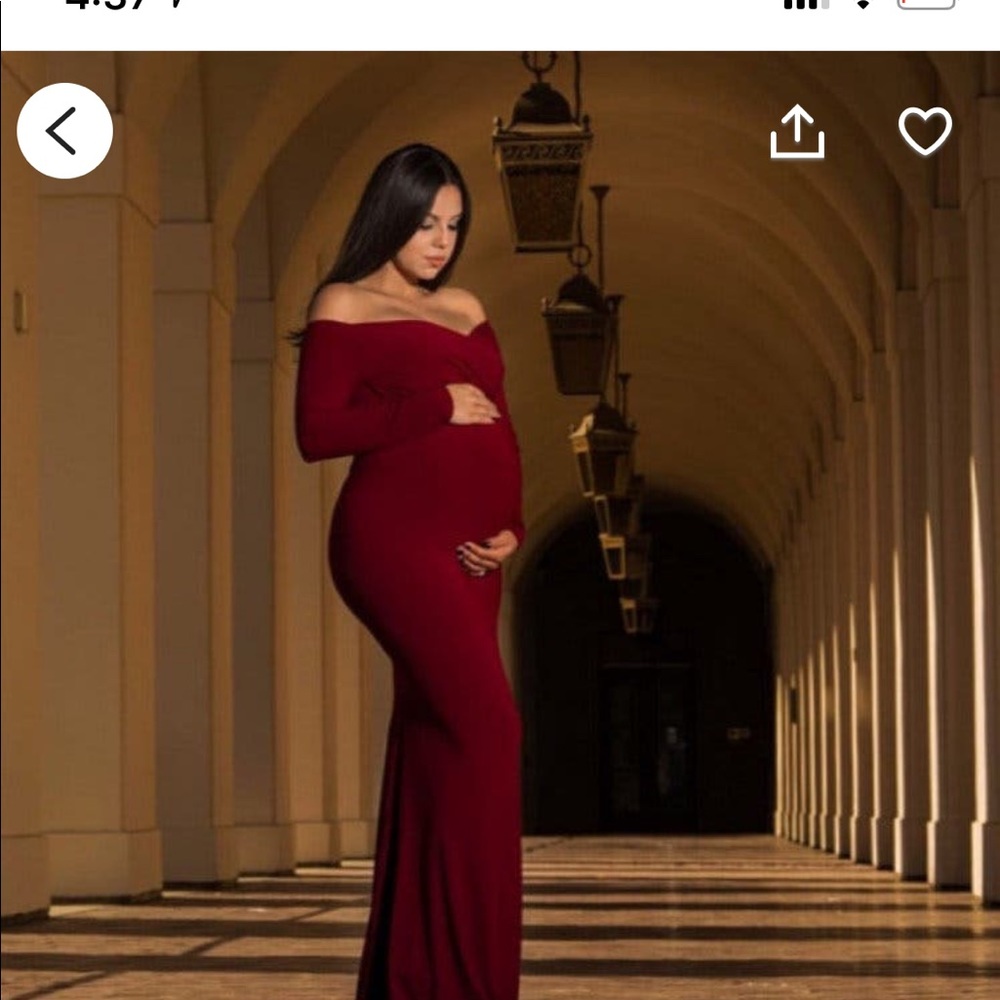 Maternity photo shoot dress